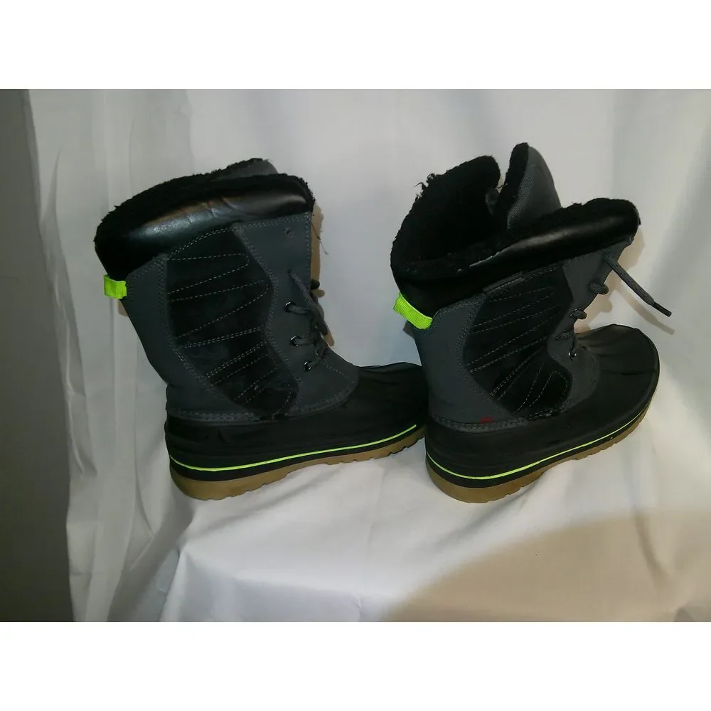 Swiss Tech Gray and Black Winter Lined Duck Boots‎ Waterproof Snow Boots 2